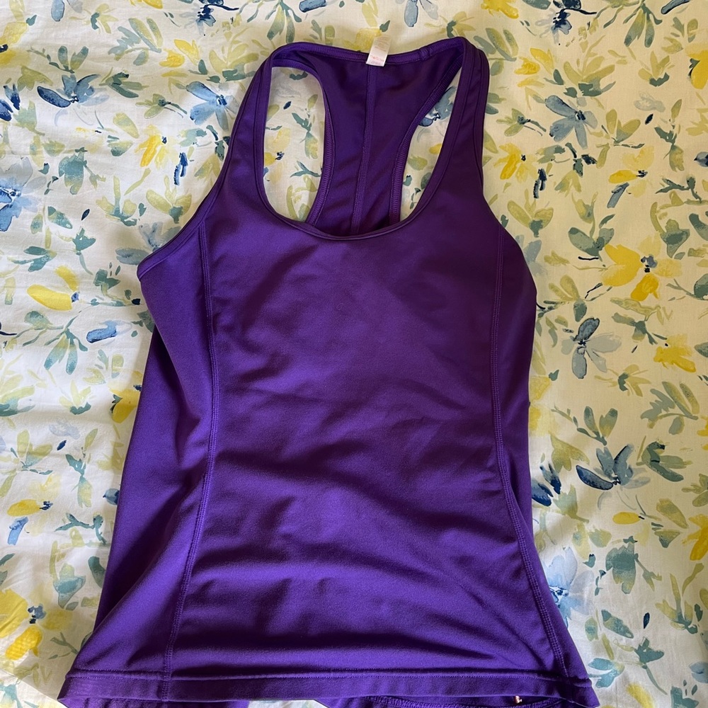 lucy purple workout top, extra small (XS)